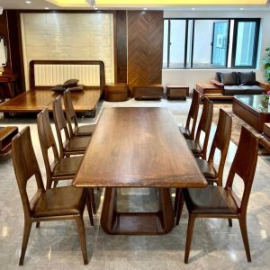 Bàn ăn 8 ghế gỗ