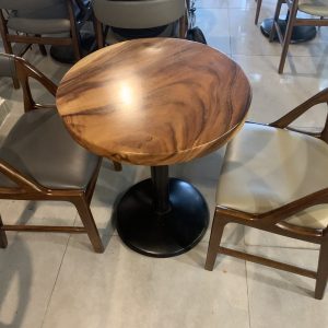 Bàn cafe gỗ me tây