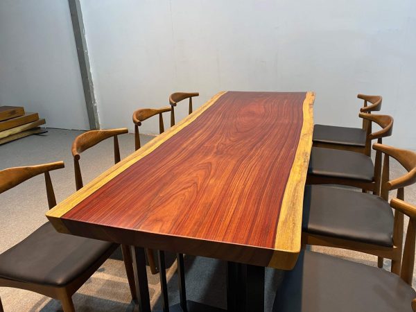 Bàn cafe gỗ me tây