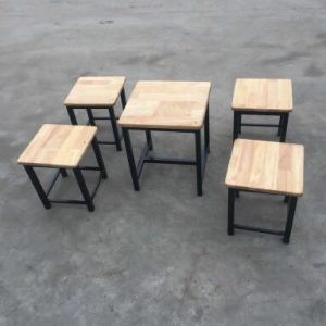 Bàn ghế gỗ cafe cóc thanh lý