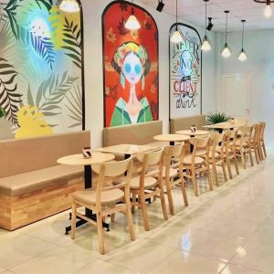 Bàn ghế trà sữa
