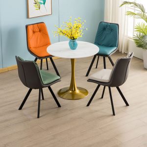 Bàn tròn cafe chân sắt