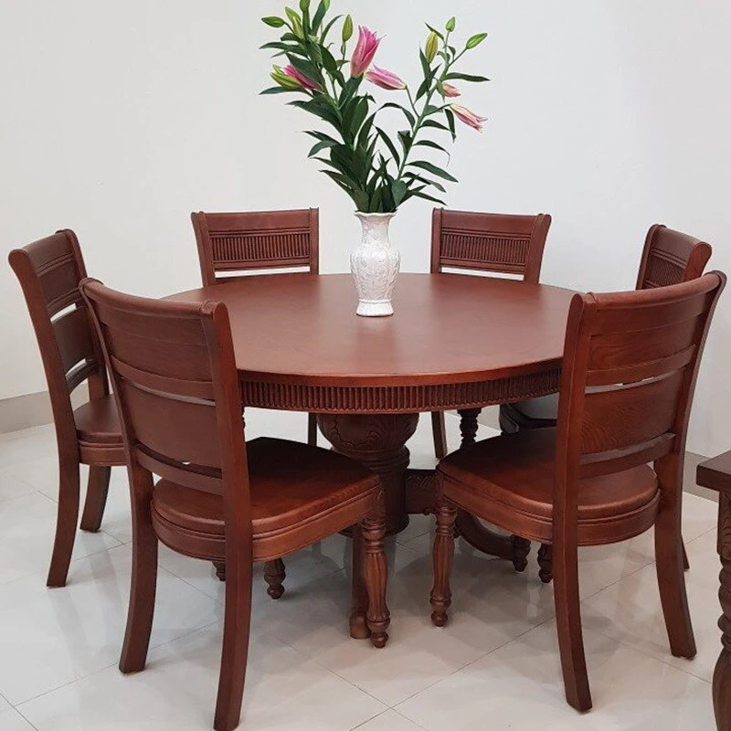 Bộ bàn ăn 8 ghế gỗ gõ đỏ Bộ bàn ăn 8 ghế gỗ gõ đỏ