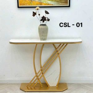 Chân bàn console hình elip