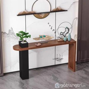 Chân Bàn Console Gỗ