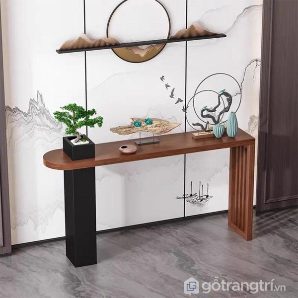 Chân Bàn Console Gỗ