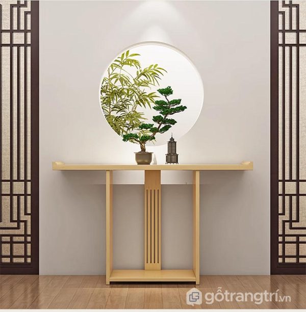 Chân Bàn Console Gỗ