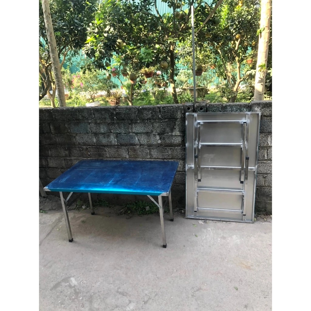 Chân bàn gấp gọn inox Chân bàn gấp gọn inox