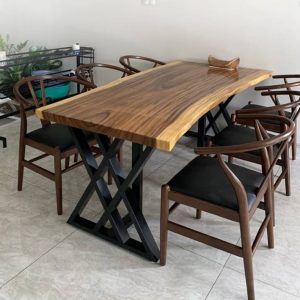 Chân bàn nguyên khối chữ X