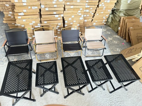 Ghế xếp vải dù cafe