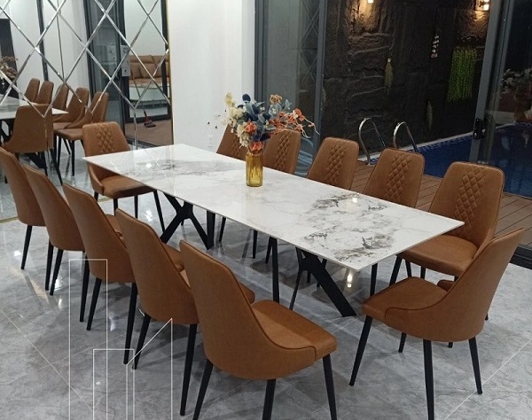 Mẫu bàn ăn đẹp 10 ghế Mẫu bàn ăn đẹp 10 ghế