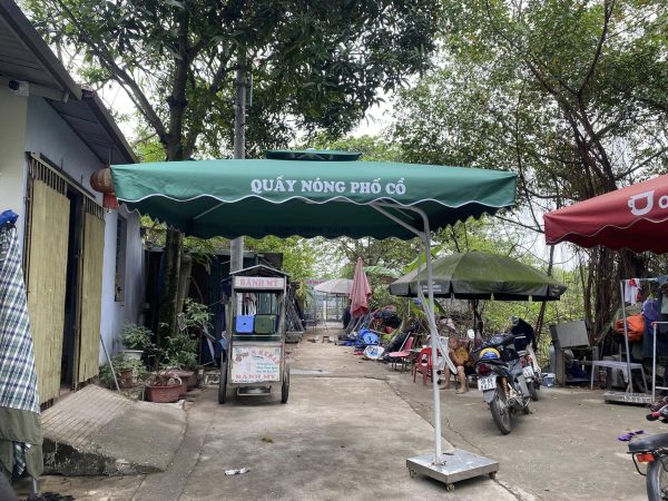 Ô Lệch Tâm 2m5 Màu Xanh