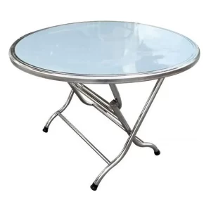 Bàn ghế xếp inox 304