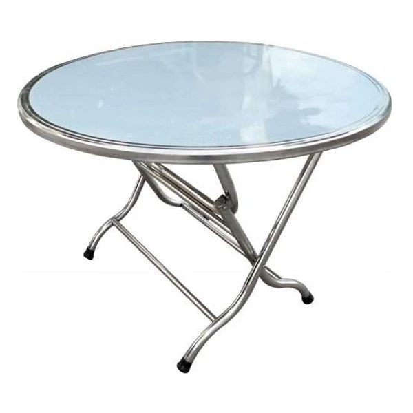 Bàn ghế xếp inox 304 Bàn ghế xếp inox 304