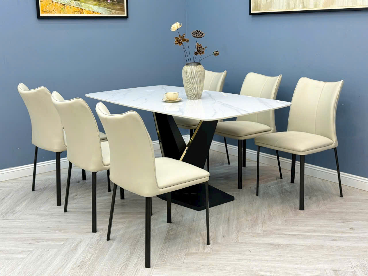 Bàn ăn hiện đại Bàn ghế ăn hiện đại