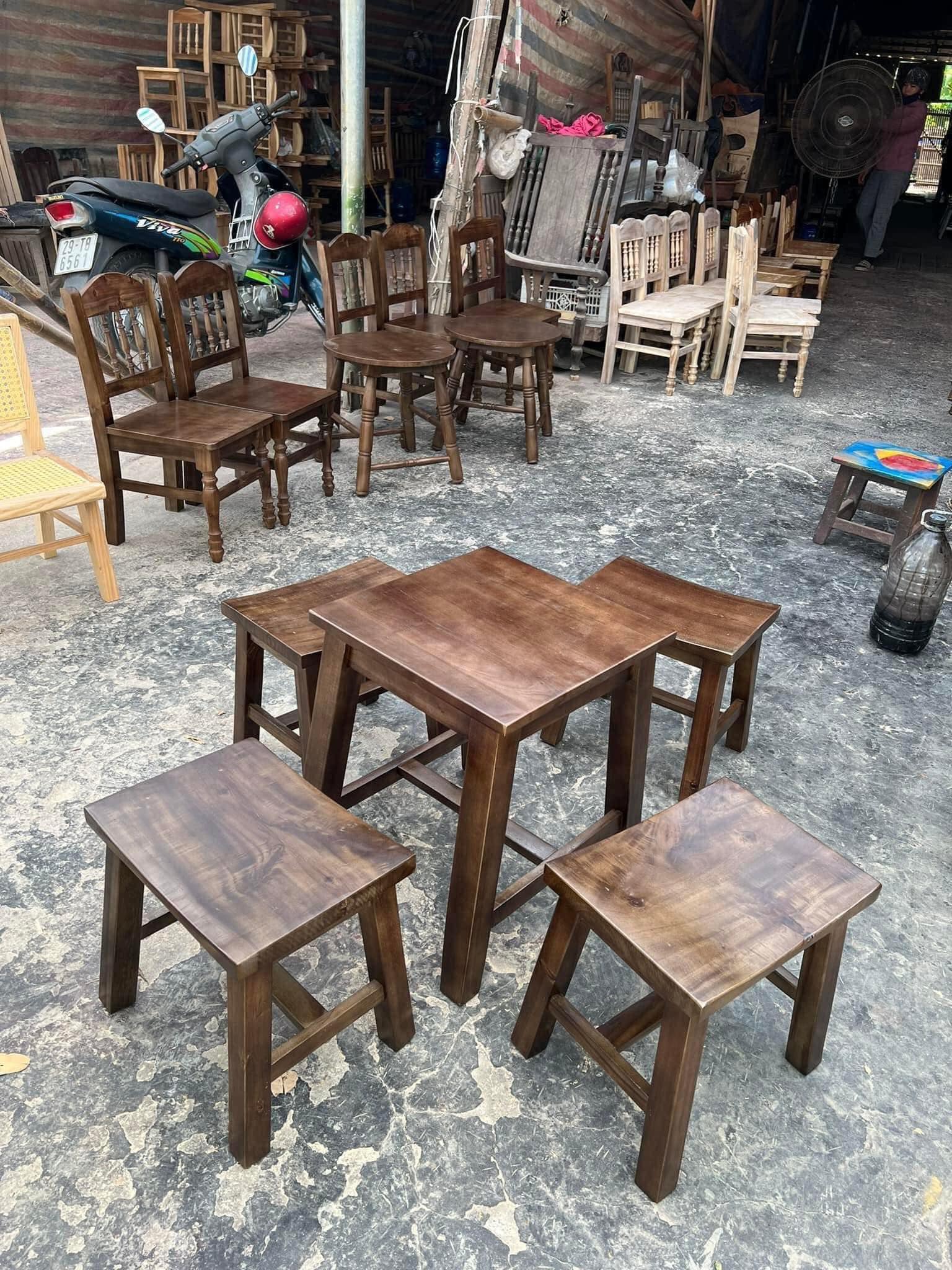 Bàn ghế cafe vỉa hè Bàn ghế cafe cóc