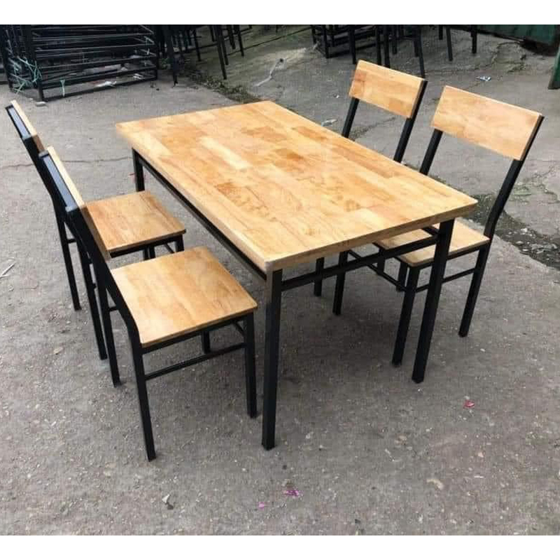 Bàn ghế gỗ quán ăn Bàn ghế gỗ quán ăn
