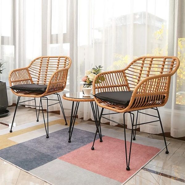 Bộ bàn ghế mây ban công Bộ bàn ghế mây ban công
