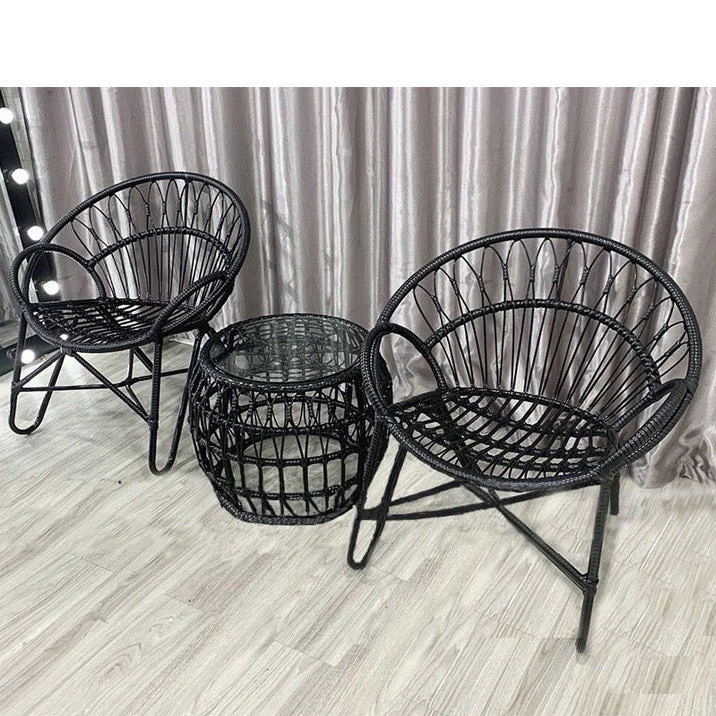 Bộ bàn ghế mây ban công Bộ bàn ghế mây ban công