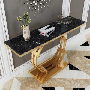 Chân bàn console inox