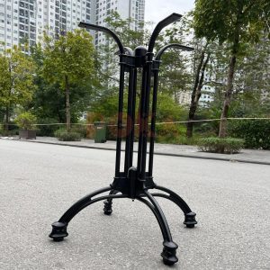 Chân bàn đúc gang 4 cạnh