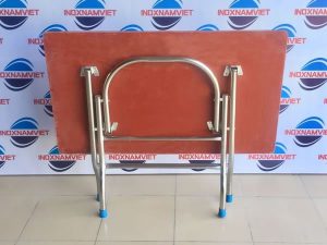 Chân bàn gấp inox