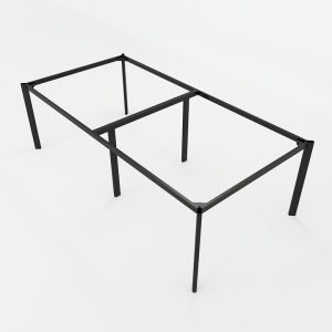 Chân bàn họp 2m4 sắt oval