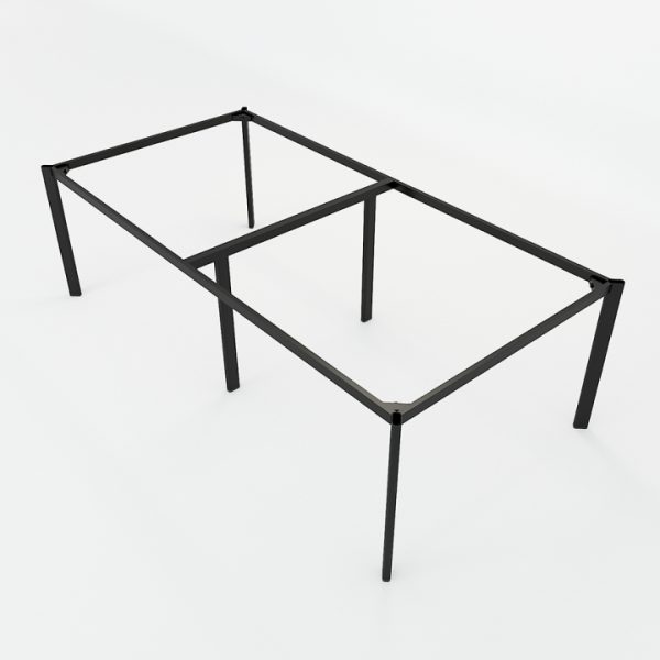 Chân bàn họp 2m4 sắt oval