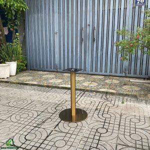 Chân bàn inox 304 mạ vàng