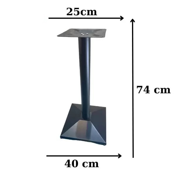 Chân bàn sắt hộp Chân bàn sắt vuông