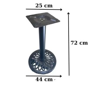 Chân gang đúc chiếc lá