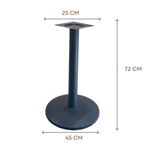 Chân sắt bàn tròn đế đặc