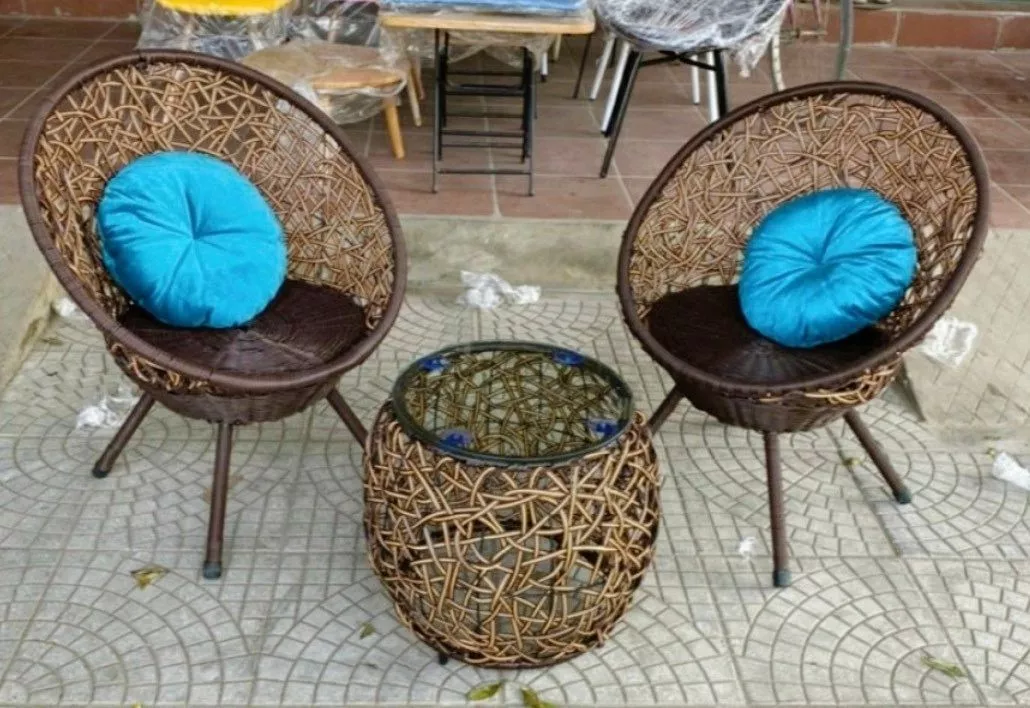 Ghế mây ngồi ban công Ghế mây ngồi ban công