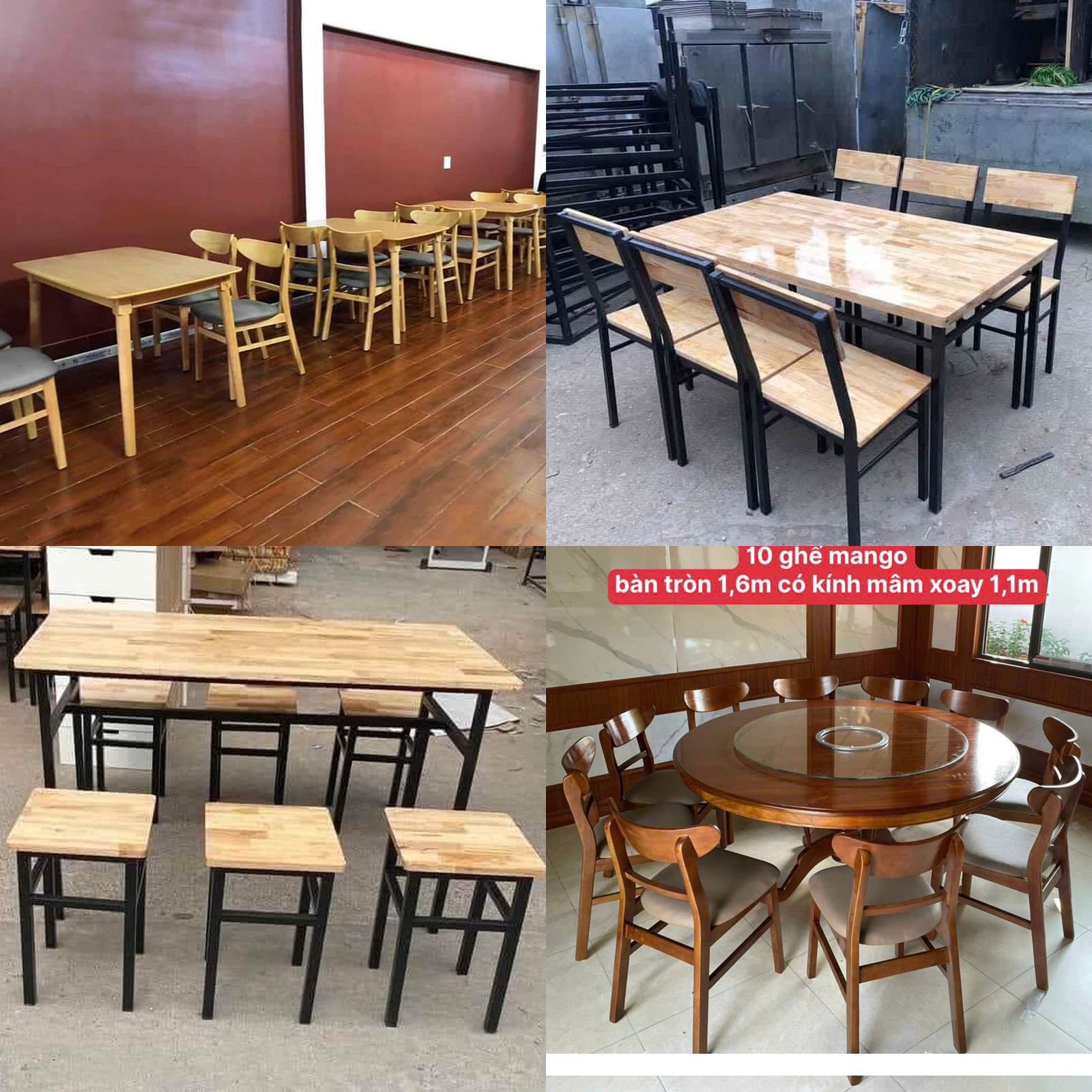 Bàn ghế quán ăn Bàn ghế quán ăn